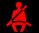 סמל נורית התראה ברכב לחגורת בטיחות